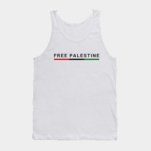 Free Palestine on Light Tank Top